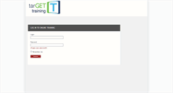 Desktop Screenshot of elearning.targettraining.com.au